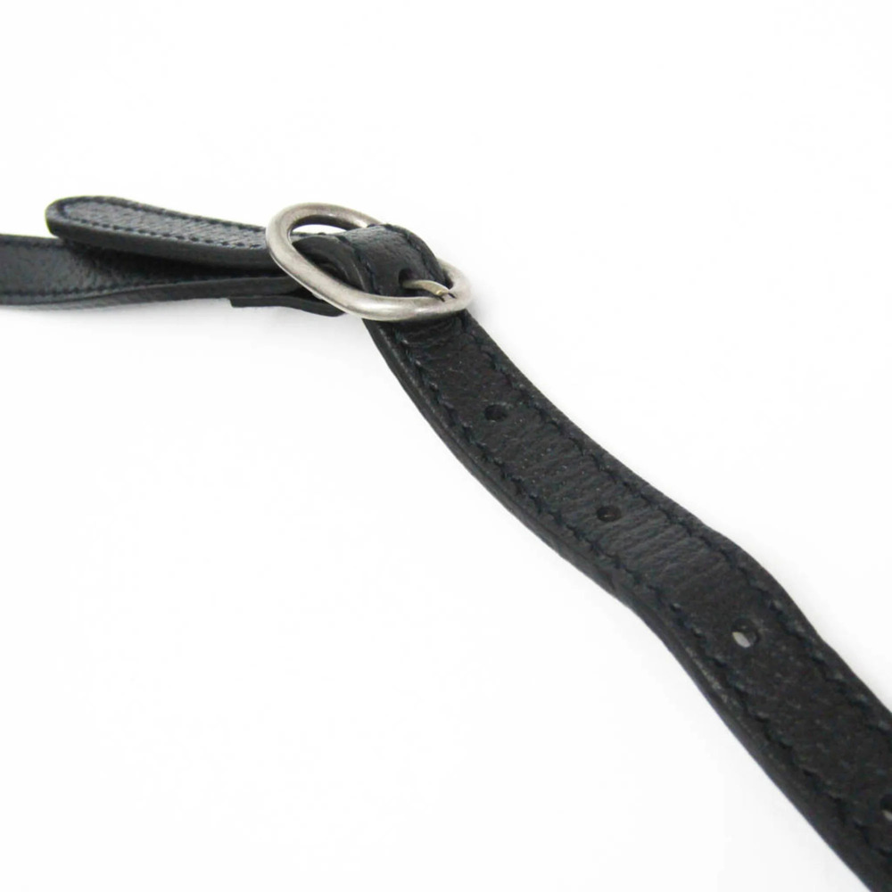 GUCCI Authentic Black Leather Shoulder Bag - Picture 7 of 11